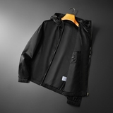 2026秋季热销休闲百搭青年连帽夹克衫货号7332-P210，男装夹克，钱塘2010A