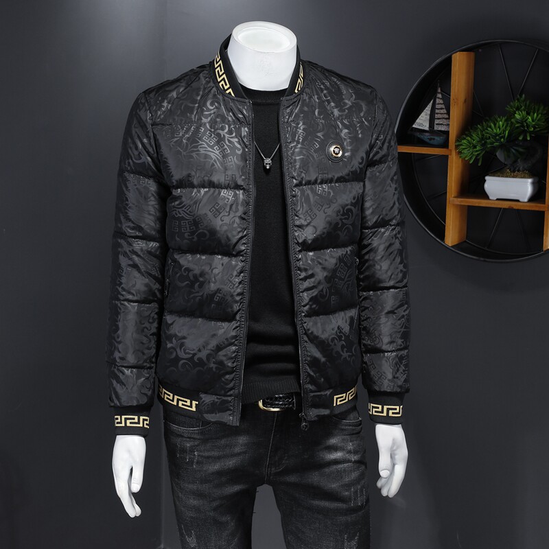 2026冬季新款棒球领休闲白鸭绒羽绒服QT212-F7253-P295假模图,男装羽绒服,钱塘2010-1