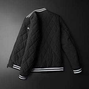 7237 冬季新款男士棒球外套菱格保暖白鸭绒羽绒服 P280图片