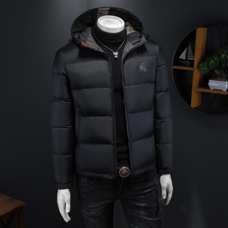 2024冬季新款连帽休闲白鸭绒羽绒服QT212-F7737-P310假模图,男装羽绒服,钱塘2010-1