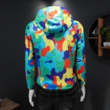 2026春秋热销迷彩个性连帽休闲夹克货号7662-P185假模图，男装夹克，钱塘2010A