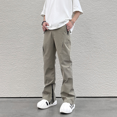 街头潮流冲锋多拉链休闲百搭长裤