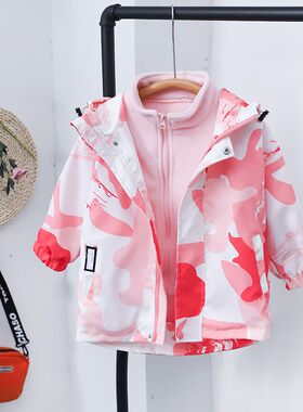 女童冲锋衣三合一外套
