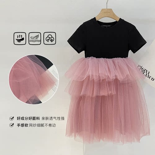 女童连衣裙夏装公主裙蓬蓬裙