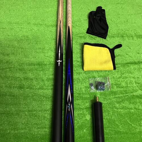 热卖款斯诺克台球杆准神1准神2同款复刻中式印花黑八小头一体通杆