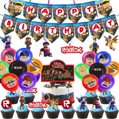Roblox虚拟世界主题派对装饰套装