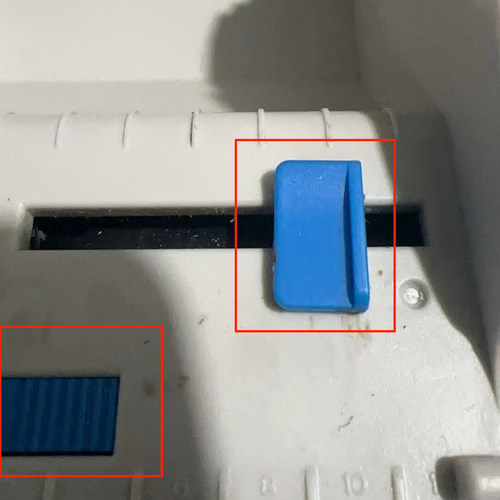 适用佳博GP-1324D 1124D 1125D卡纸器 S-4232D卡纸夹蓝色塑料配件