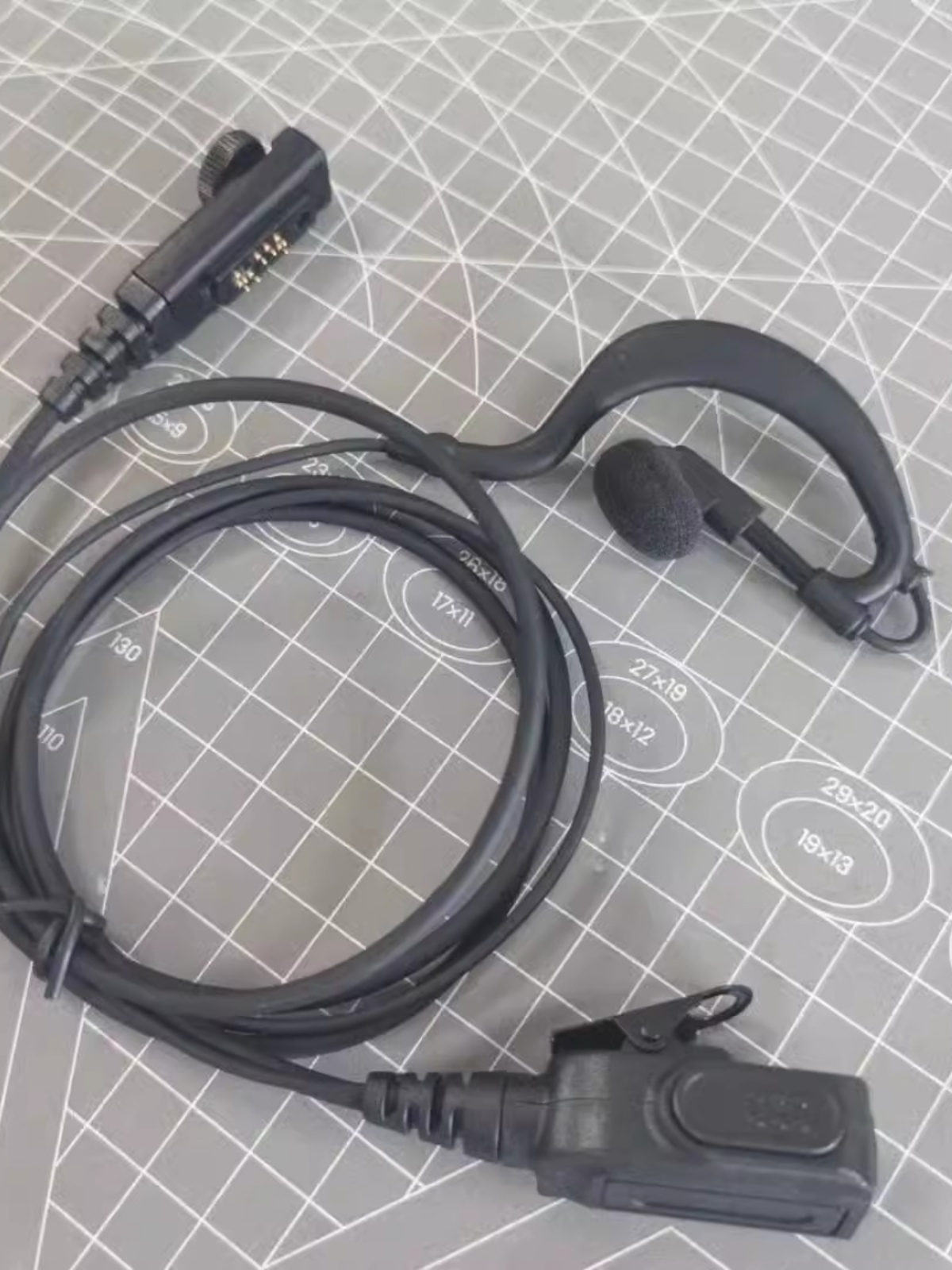 维德AK810二代对讲机耳机 ,高品质空气导管带曲线专用耳机高品质