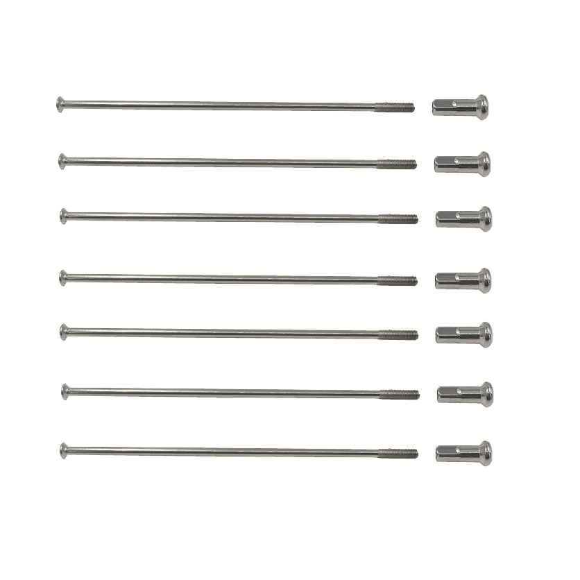 9G/9K/9号直径3.5mm材质304不锈钢直头银色摩托车辐条车条钢丝条