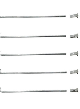 10G直径3.1mm45#钢银色弯头等径电动摩托车辐条钢丝车条(定做)