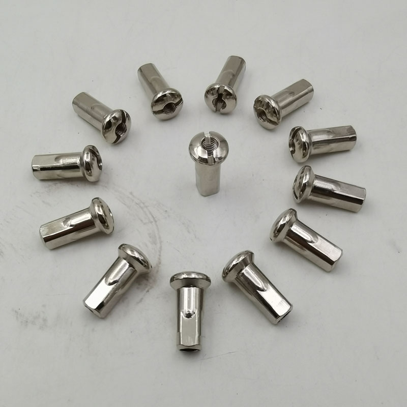 8G直径3.9-4.0mm适合用摩托车辐条用铜帽长22毫米十字屁股车条帽