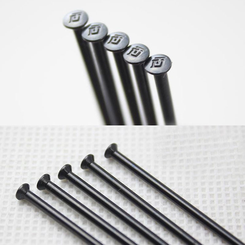 直径2.0mm直头黑色DT Swiss Champion山地自行车车轮辐条钢丝车条