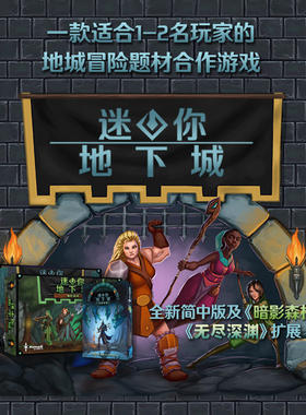 正版迷你地下城1.9角色扮演桌游