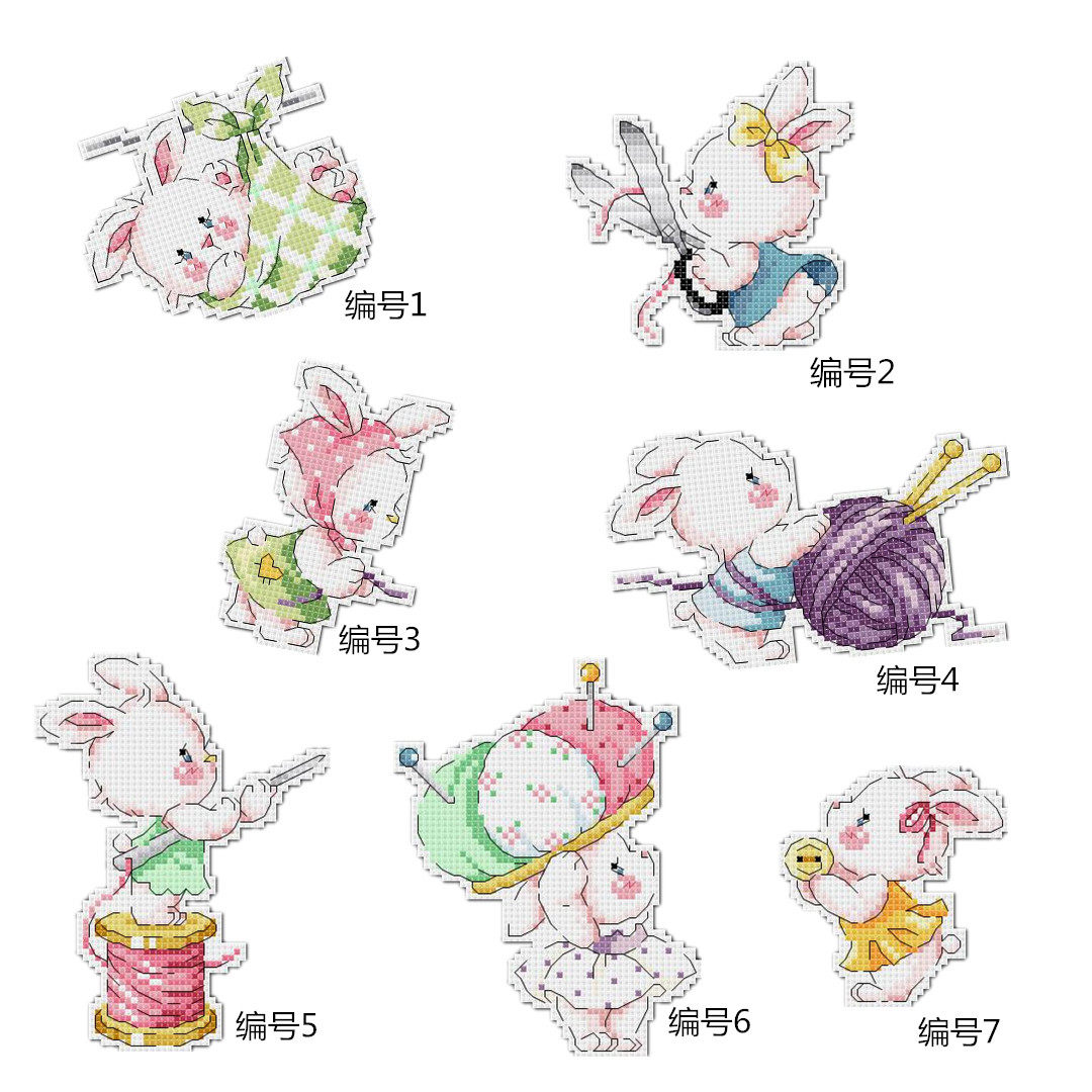 木木家十字绣法国绣线餐厅冰箱