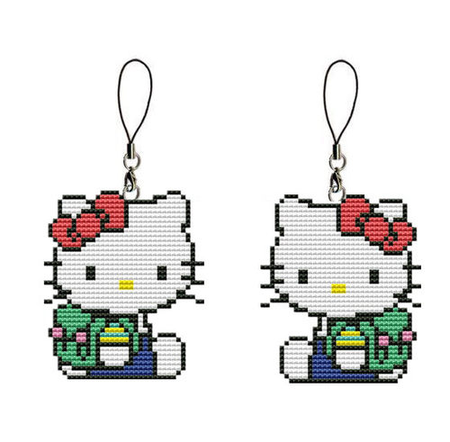 DMC法国手机链钥匙扣十字绣套件