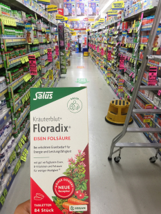 澳洲Floradix Iron德国铁元片剂84片草本 补铁 气血