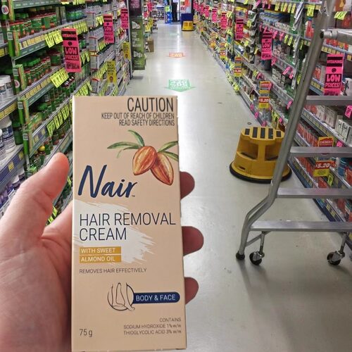 nair澳洲快速敏感肌腿脚脱毛膏