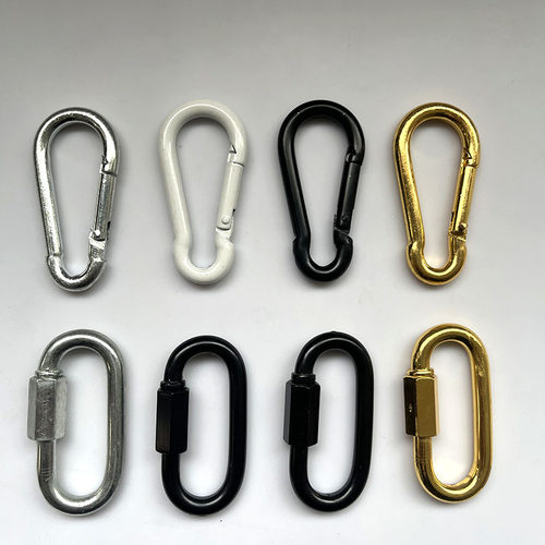 弹簧钩黑色白色金色银色现货速发