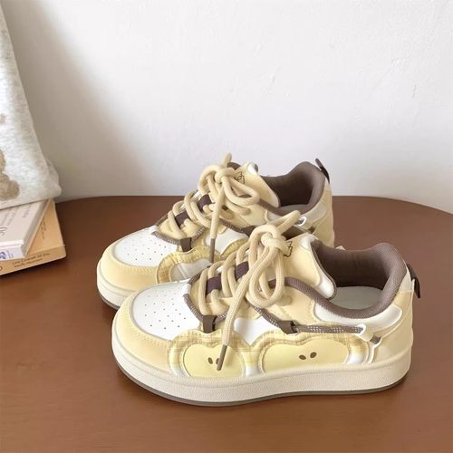 百搭韩系厚底增高小白鞋女款