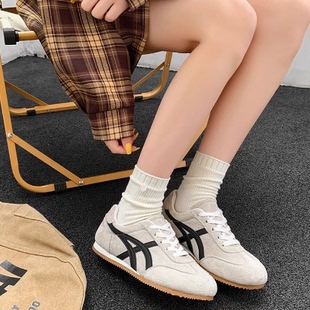 品牌大减价时尚平底女性德训鞋2025新款薄底防滑阿甘鞋休闲鞋子