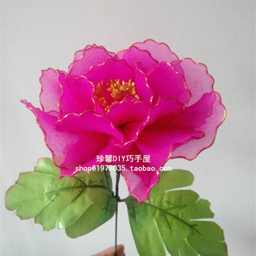 丝网花丝袜花材料批发 材料套餐包 富贵牡丹花材料包10-100朵材料