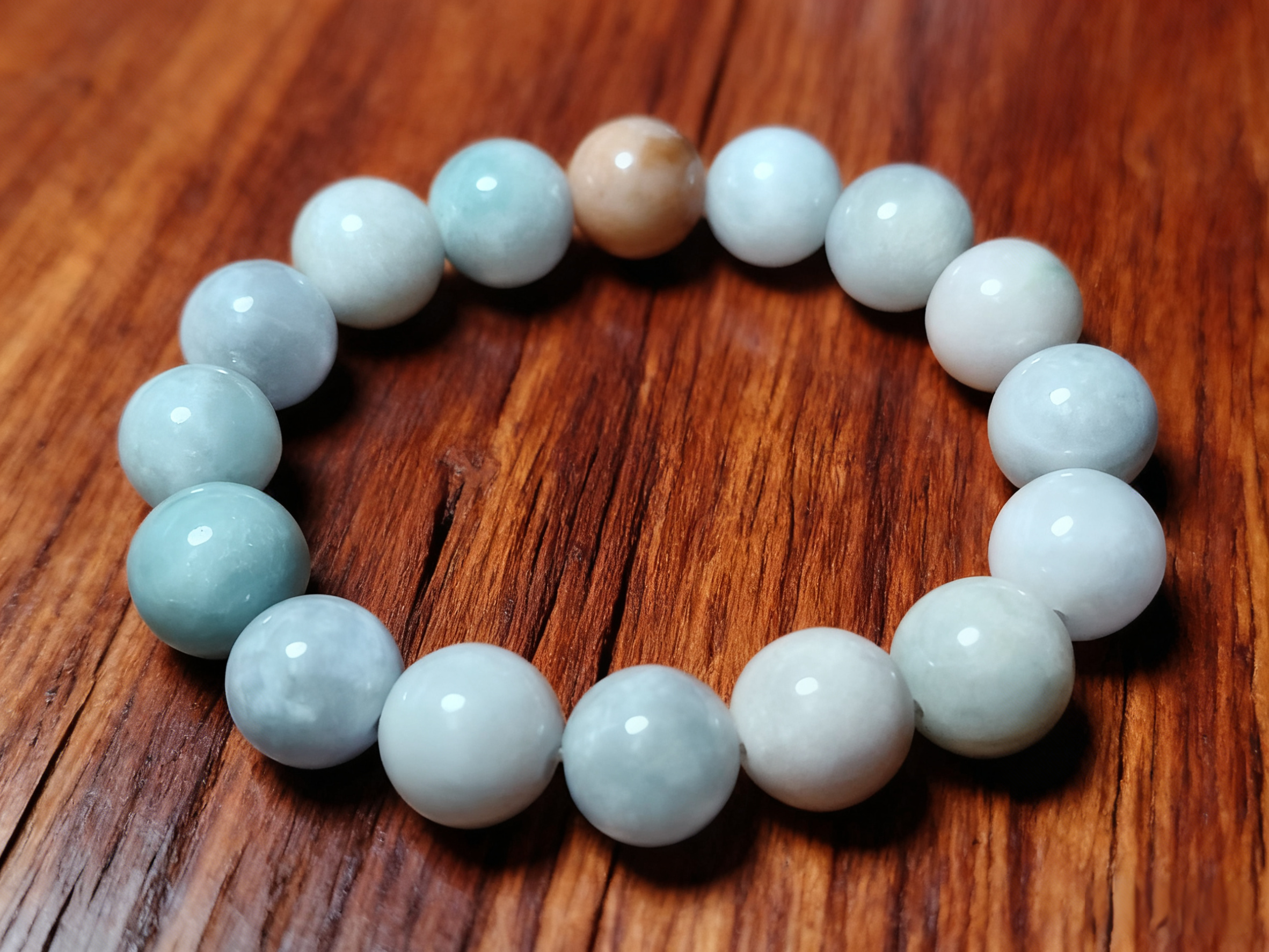 保真天然A货翡翠缅甸玉珠手串佛珠男女情侣圆珠玉石珠宝吉祥手链