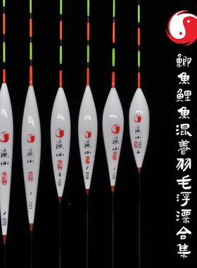 香港无极宋杰麟孔雀羽浮漂渔心系列鲫鱼鲤鱼混养浮漂野钓黑坑竞技