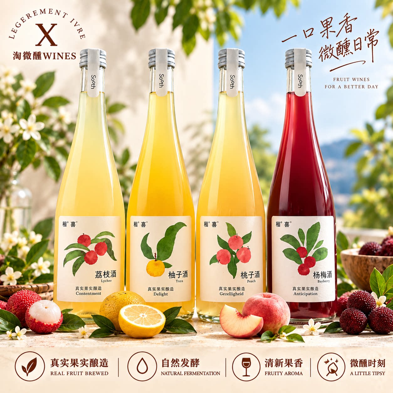 国货稍喜微醺古法果酒女士之选