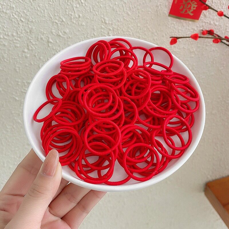 女童大红色皮筋儿童高弹力不伤发发绳公主发饰宝宝小号发圈头绳女,童装/婴儿装/亲子装,发饰,淘宝优惠券,粉丝福利购,淘宝优惠卷