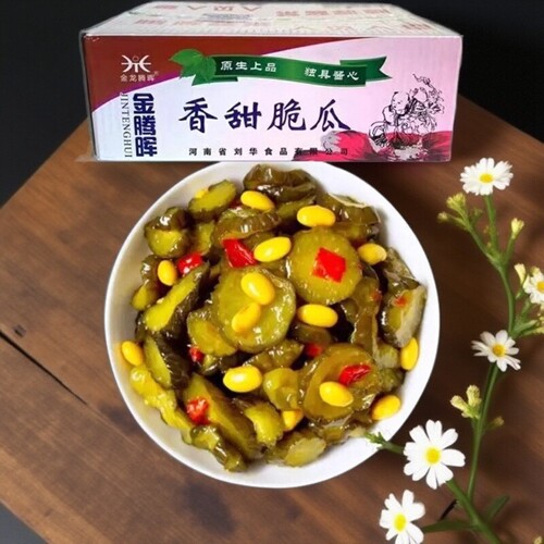 腾晖香甜脆瓜带箱九斤商用黄瓜片