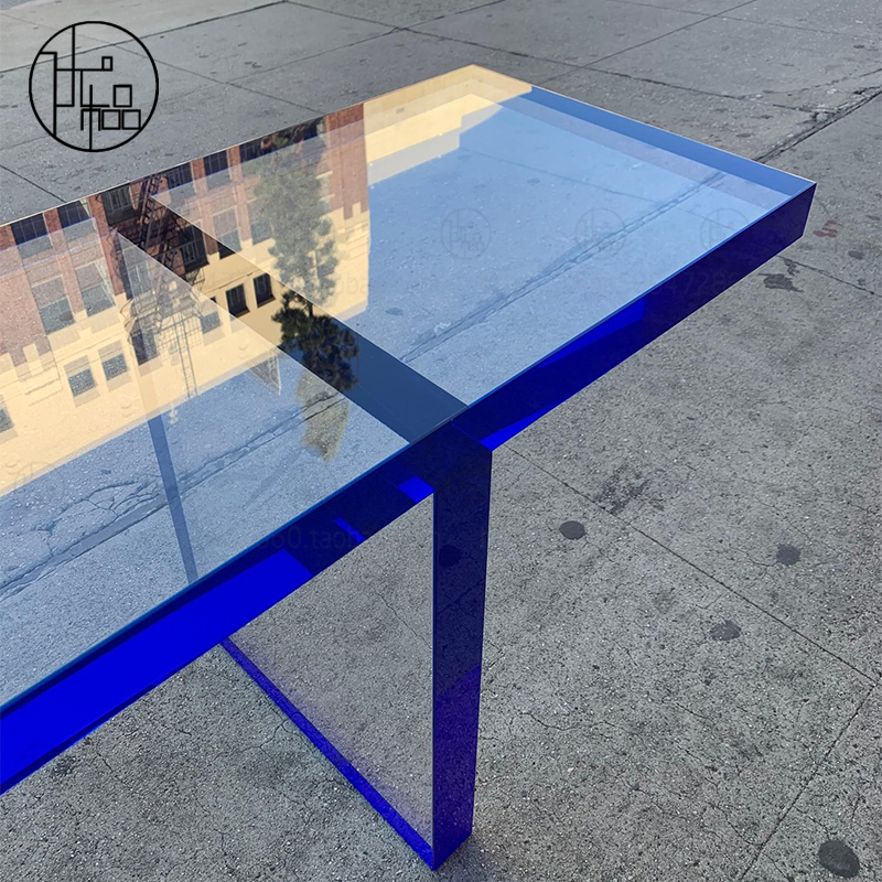 简约亚克力长凳现代餐椅