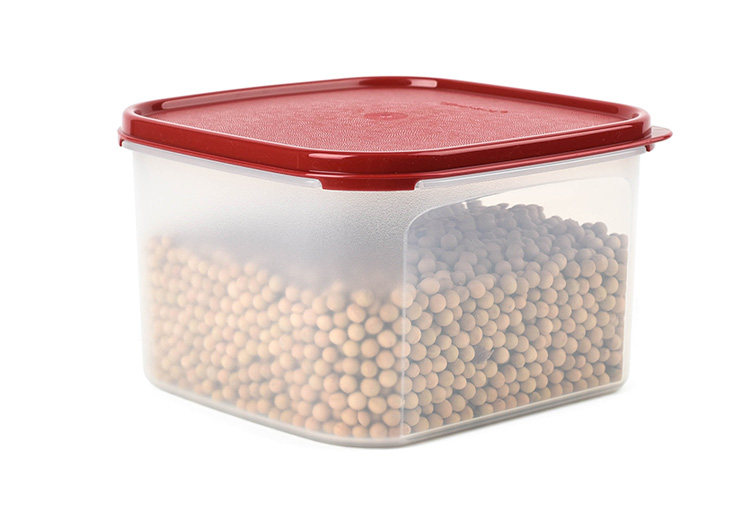 特百惠 mm方形2号干货保鲜盒2.6升 杂粮零食密封储藏盒干货收纳盒