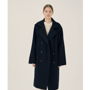 长款 清仓翻领宽松显瘦高级感时尚 反季 双排扣外套BJ796