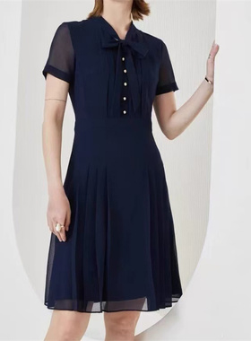 SF系列-淑女冰丝短袖连衣裙显瘦百搭SF116/SF148