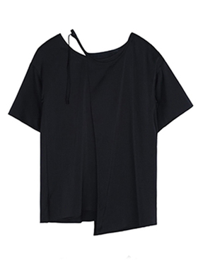 【BJ】宽松小众时尚百搭显瘦短袖女士休闲T恤BJ2003