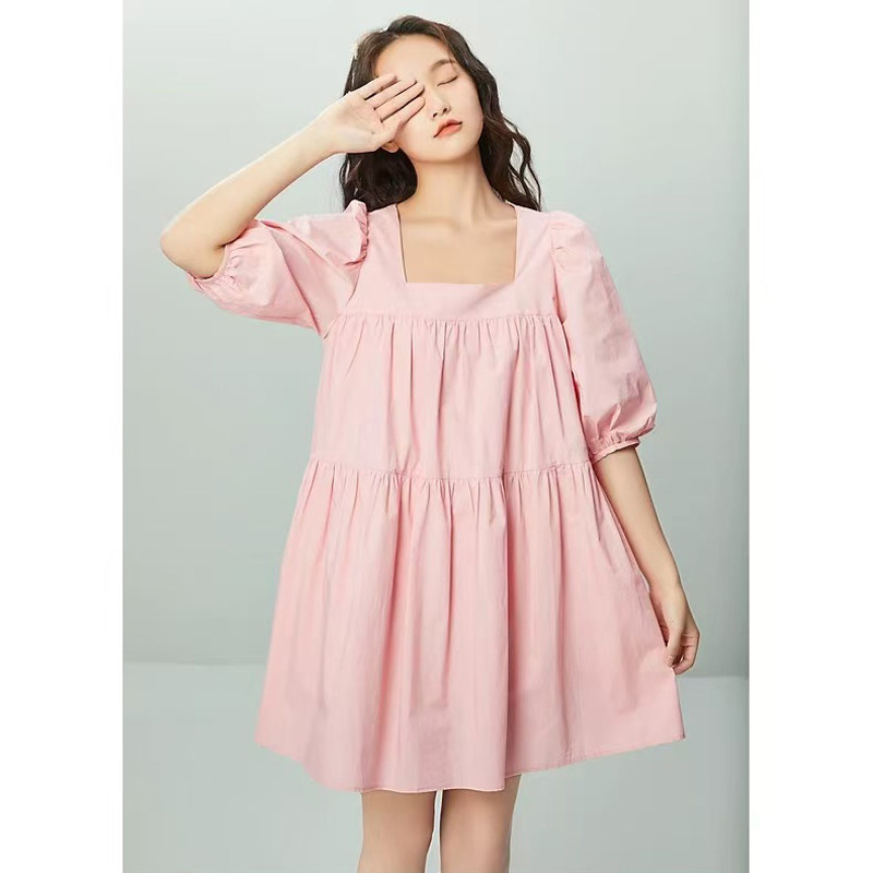 SP系列-甜美可爱方领泡泡袖连衣裙P151,女装/女士精品,连衣裙,淘宝优惠券,粉丝福利购,淘宝优惠卷