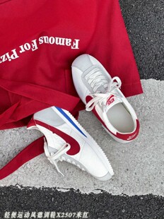 温州逢喜鸟2025新款勾勾鞋韩版跑步鞋轻底复古风阿甘鞋德训鞋板鞋