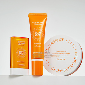 韩国直邮DEOPROCE黛芙丝UV提亮防晒气垫温和水润防晒霜轻薄防晒棒