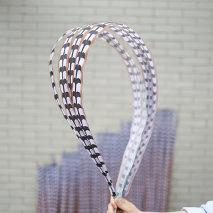 仿真鸡毛雉鸡羽长翎子戏曲头饰翎毛翎羽俏花旦京剧道具山鸡羽毛