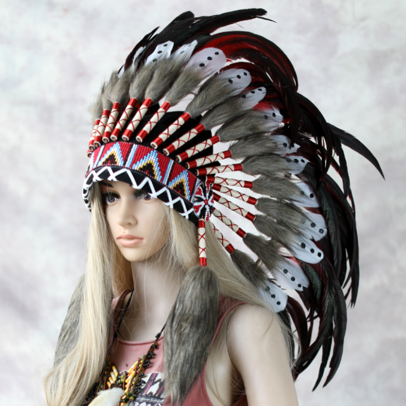 派对道具印第安人羽毛头饰