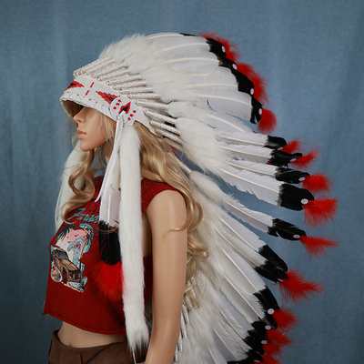 印第安羽毛头饰舞台表演写真道具