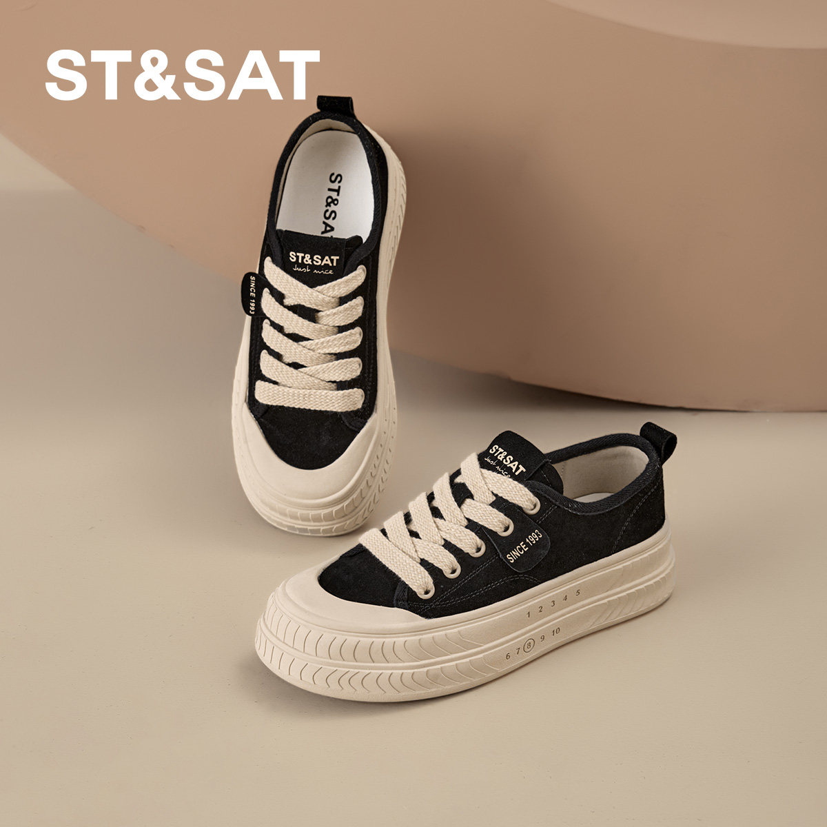 星期六厚底增高休闲板鞋女春夏新款舒适百搭轻便软底运动帆布鞋子