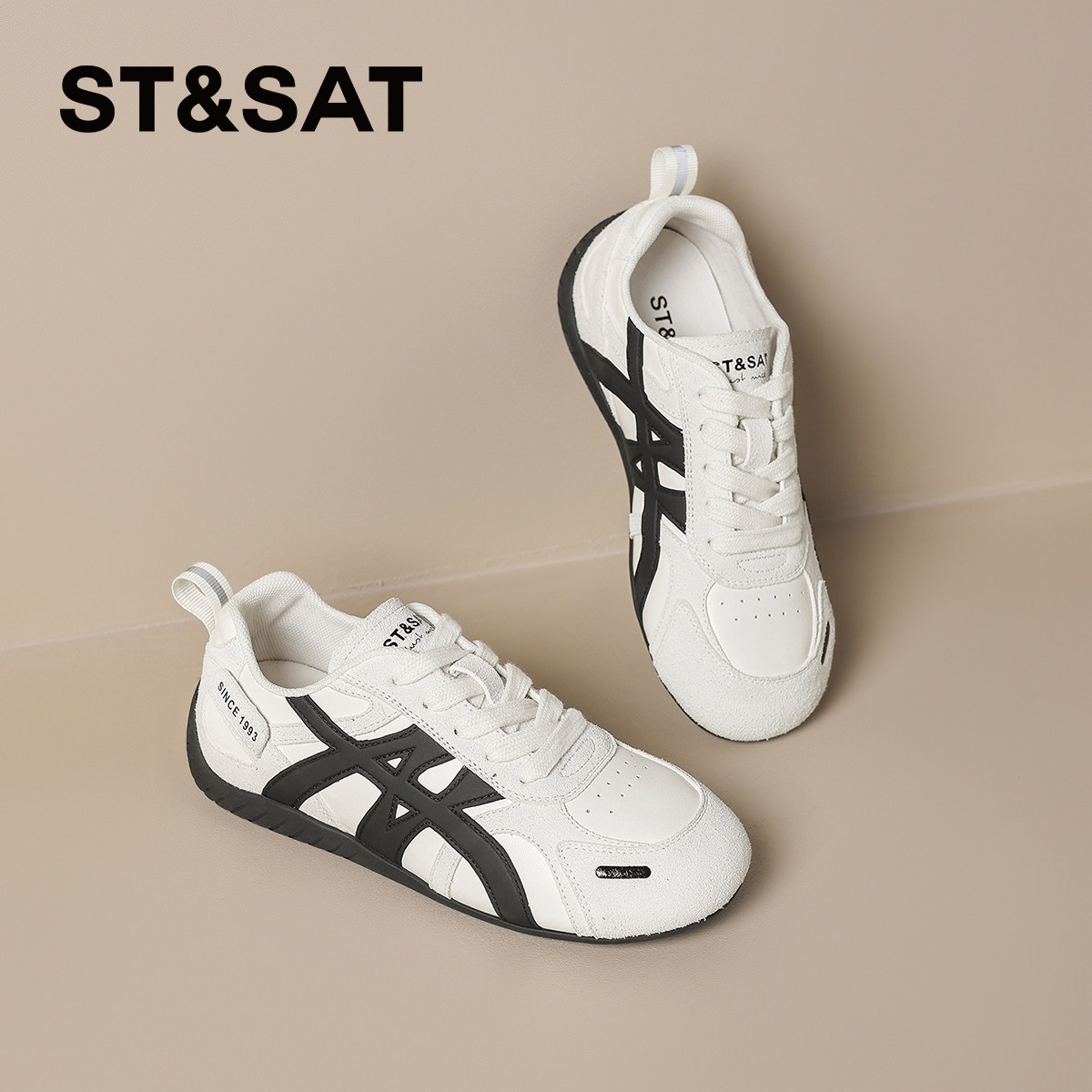 星期六时尚软底德训鞋女款2025新款厚底阿甘鞋休闲鞋防滑运动鞋子