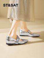 On Saturday, we have carefully selected the retro-style one-button shallow opening women's spring new flat soft and comfortable Mary Jane shoes thumbnail 8