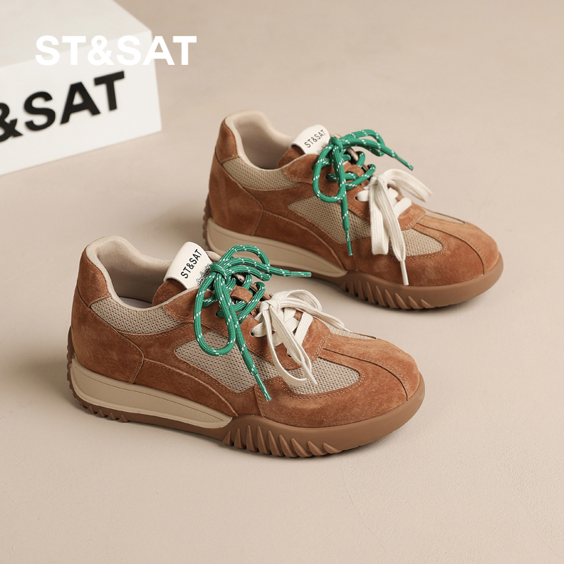 星期六复古德训鞋透气阿甘鞋女鞋