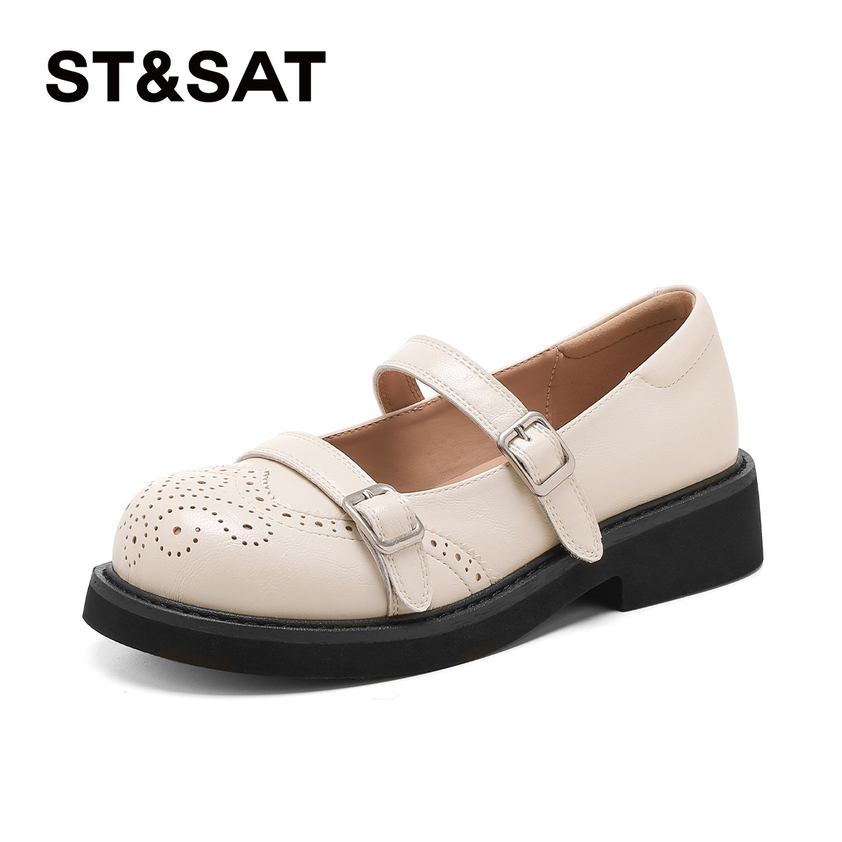 星期六复古玛丽珍鞋2026年春季新款平底圆头百搭时尚可爱浅口女鞋,女鞋,玛丽珍鞋,淘宝优惠券,粉丝福利购,淘宝优惠卷