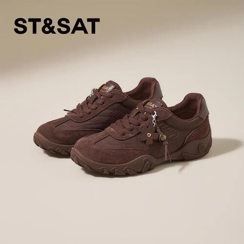 St&Sat百搭复古软底德训鞋