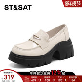 复古小皮鞋 星期六乐福鞋 子 厚底百搭英伦风女鞋 时尚 女2026新款 春季