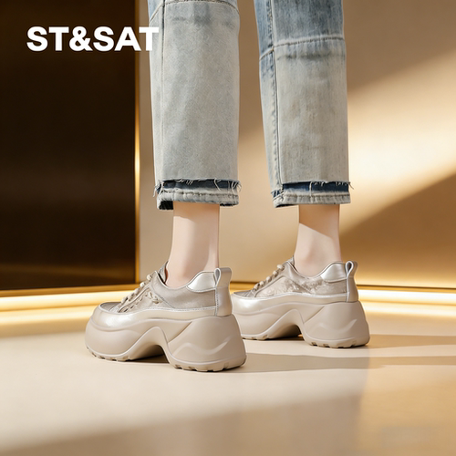 星期六厚底增高休闲鞋女春季新款