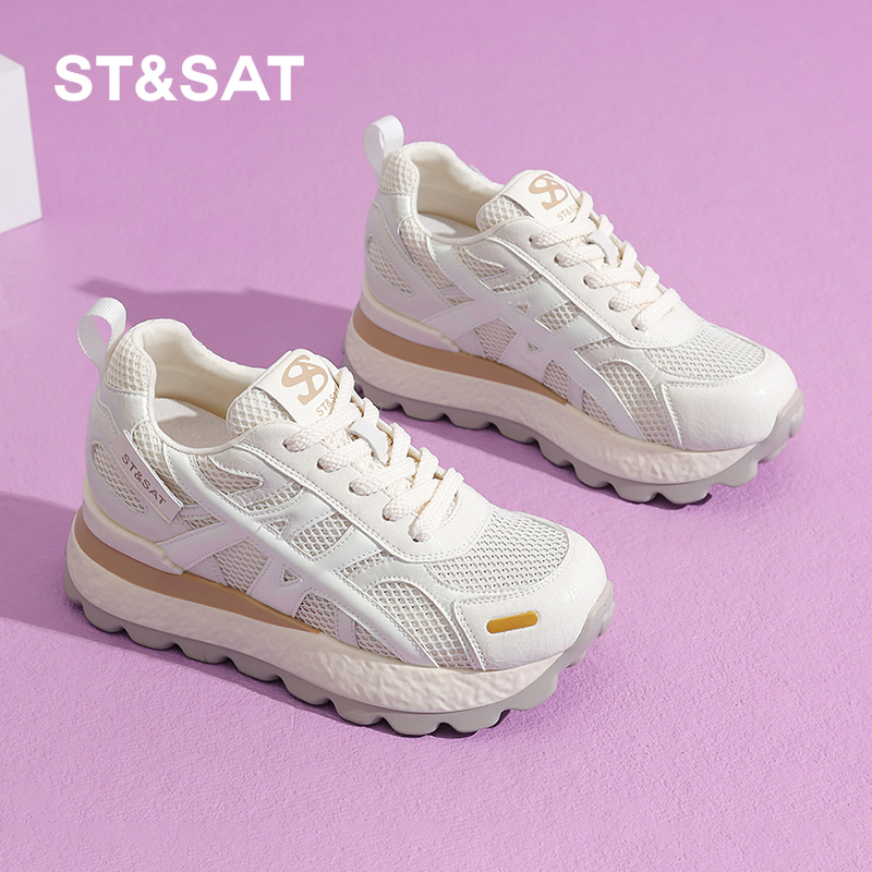 星期六厚底内增高阿甘鞋老爹鞋女